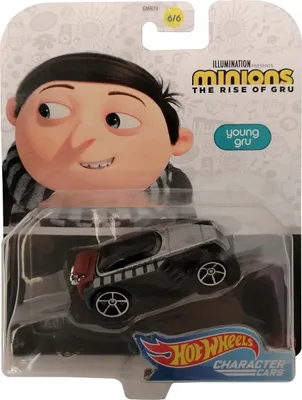 Obrázok produktu pre Mattel GMH75 Hot Wheels Minions The rise of Gru YOUNG CRU Rennauto, Charakteristika Autá 1:64