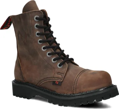 Produktbild von NAGABA Stahlkappenschuhe Damen Herren Stiefel 8H - Leder - Olive - 40