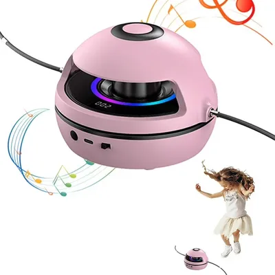 Produktbild von Smartes Springseil,leises Kinder-Springseil,stufenlose 1–10-Gang-Geschwindigkeit,15-Minuten-Timer,360°-Rundumsprung,geeignet für Kinder und Erwachsene