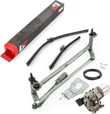 Produktbild von Wischermotor Front Scheibenwischer Wischblatt Gestänge für SEAT IBIZA IV 6J