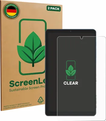 Produktbild von 2x ScreenLeaf Schutzfolie für Chuwi AuPad Mini nachhaltiger Displayschutz Display Schutz Folie Klar Transparent