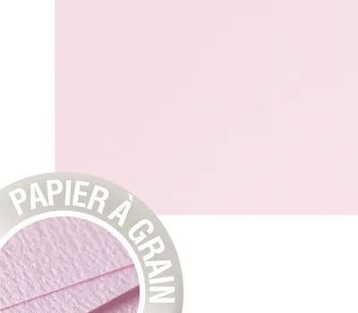 Produktbild von Clairefontaine 10335C, Standard-Grußkarte, Pink, 210 g/m², 148 mm, 105 mm, Frankreich
