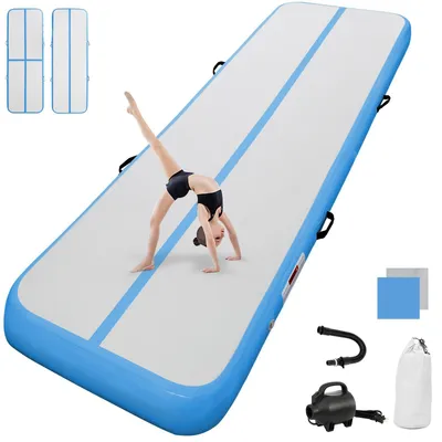 Productafbeelding van Opblaasbare Yogamat Gymnastiekmat - 5 Meter Lang 10 cm Dikte - Trainingsmat Luchtgevuld