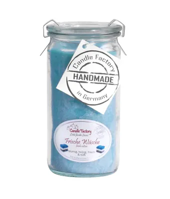 Produktbild von Duftwindlicht "Frische Wäsche" - Größenwahl: Mini-Jumbo