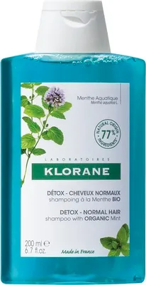 Image de Klorane Shampooing Détox à la Menthe Bio