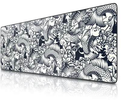 Zdjęcie produktu dla Podkładka pod mysz gamingowa Titanwolf XXXL, speed mouse pad 1200 x 400 x 3 mm, duża podkładka na biurko, zmywalna, antypoślizgowy spód, szybkość i precyzja, Kois