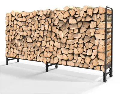 Zdjęcie produktu dla Metalowy regał na drewno kominkowe do użytku zewnętrznego