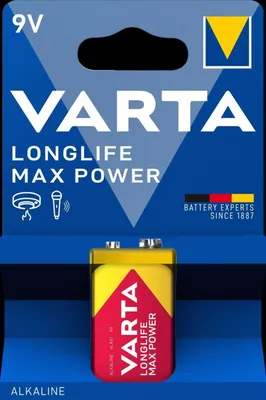 Produktbild von VARTA Longlife Max Power 9V Batterie
