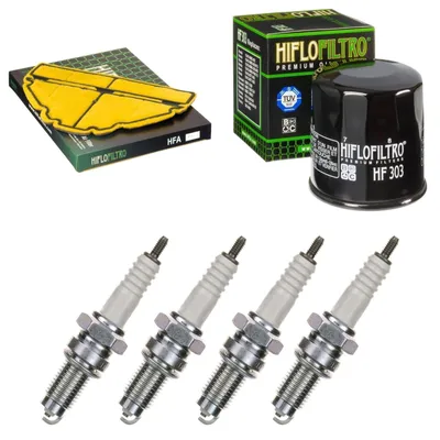Image de Kit d'entretien pour Yamaha YZF 600 RH Thunder Cat 1996-2002 : filtre et bougies d'allumage de Pamoto - Neuf
