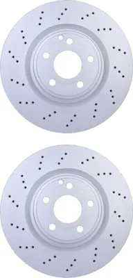 Produktbild von 2 Bremsscheiben gelocht Ø 67 mm 32 mm HELLA passend für MB SLK