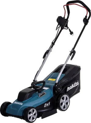 Obrázok produktu pre Makita ELM3320, Rotačná kosačka, 400 m², 33 cm, 2 cm, 5,5 cm, Nastaviteľný