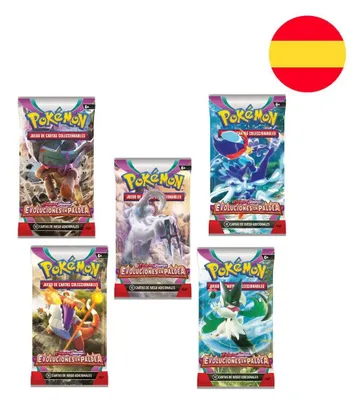 Obrázok produktu pre Španielske novinky spoločnosti Pokémon v obaloch pre kartovú hru Pokémon v regióne Paldea