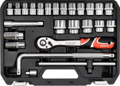 Obrázok produktu pre Sada kľúčov YATO 25 kusov 1/2" 38741