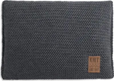 Produktbild von Knit Factory Maxx Kissen - Anthrazit - 60x40 cm