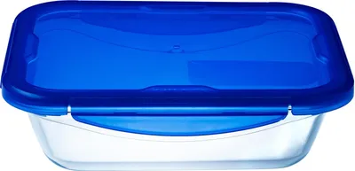 Image de Plat Pyrex Cook & Go Verre Borosilicate Avec Couvercle - Pyrex