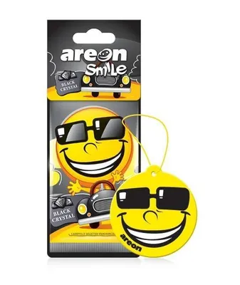 Obrázok produktu pre Areon, Úsmev Osvežovač vzduchu do auta Black Crystal