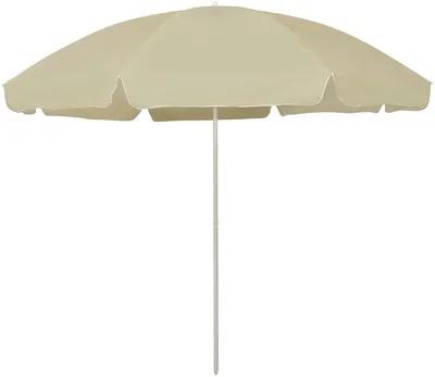 Imagen del producto de Sombrilla de playa, sombrilla, parasol, sombrilla, sombrilla para terraza, color arena, 300 cm