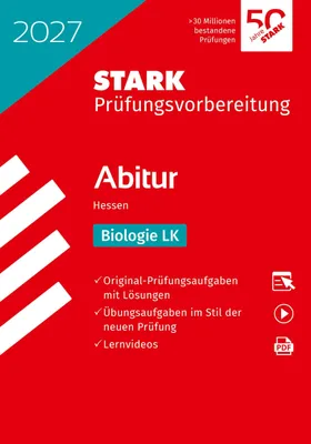 Produktbild von STARK Biologie LK - Abitur 2027 Hessen - Prüfungsvorbereitung