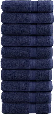 Zdjęcie produktu dla Ręczniki premium, SOLUND, 10 szt., granatowe, 50x100 cm, 600 g/m²