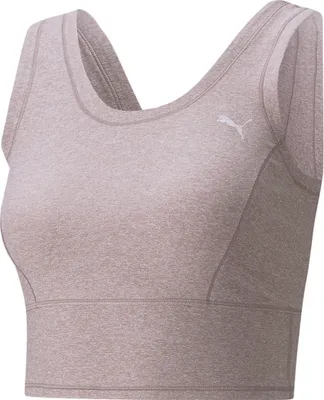 Image de Débardeur court Puma Studio Yogini Luxe pour femme Violet Taille M