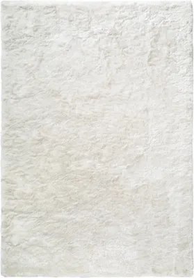 Imagen del producto de Alfombra de pelo alto Interiyou, modelo Whistler, color blanco, 160x230 cm
