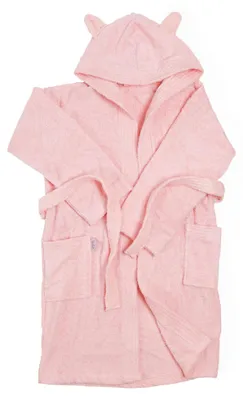 Immagine prodotto di Ti TIN, accappatoio unisex per bambini, modello 512108, colore rosa, adatto a bambini di 10 anni