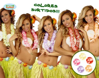 Produktbild von Hawaii Blumen Kette für Beach Party