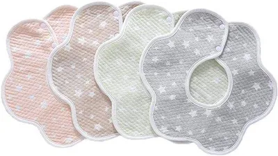 Produktbild von Famanu Lätzchen Wasserfest - Waschbar - 2 Stück - Unisex - Baumwolle
