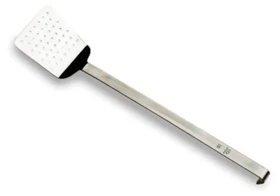 Productafbeelding van Gatenlepel 12 cm van roestvrij staal
