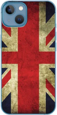 Produktbild von König Design Hülle kompatibel mit Apple iPhone 14 Kunststoff Soft Handyhülle - Handy Case England Flagge