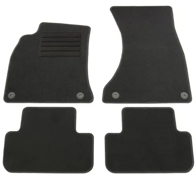 Fußmatten-Set für Audi A5 8T Sportback, 09/2009-12/2016, 4-teilig, Schwarz