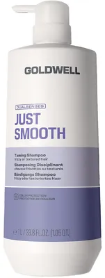 Imagen del producto de Champú Goldwell Dualsenses Just Smooth para controlar el encrespamiento, 1000 ml