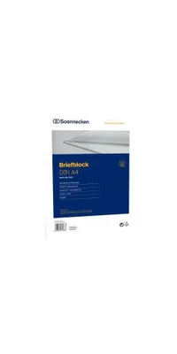 Produktbild von Soennecken Briefblock 2303 DIN A4 gelocht Lineatur27 liniert 50Blatt