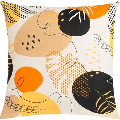 Zdjęcie produktu dla Poduszka ADÉLA – 40 x 40 cm – pomarańczowa
