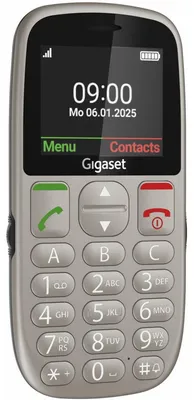 Imagen del producto de Gigaset Móvil Senior GL395 2.2" SIM Grey Titanium