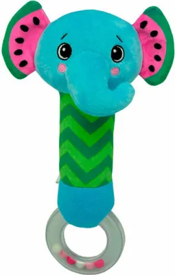 Obrázok produktu pre Frootimals Melany Melephant - Pluszowa Maskotka Rattle Premium dla Dzieci