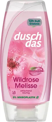 Image de Gel douche Duschdas Pré fleuri sauvage Rose sauvage et mélisse 250 ml