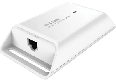 Obrázok produktu pre D-Link DPE-301GI, Fast Ethernet, Gigabit Ethernet, 10,100,1000 Mbit/s, 10/100/1000, IEEE 802.3, IEEE 802.3ab, IEEE 802.3af, IEEE 802.3at, IEEE 802.3u, Biela, 100 - 240 V