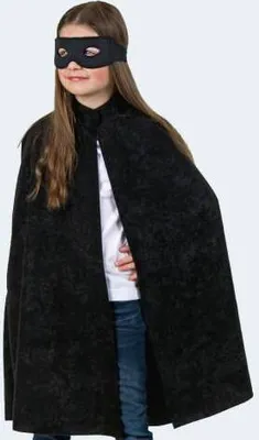 Produktbild von Vampir Umhang 128/140 schwarz
