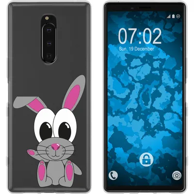 Produktbild von PhoneNatic Case kompatibel mit Sony Xperia 1 Silikon-Hülle Cutiemals M4