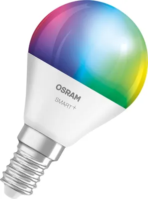 Produktbild von OSRAM SMART+ MATTER Classic shapes Multicolor in P-Form, LED-Lampe, Matt, 4,9 W, 470 lm, von 2700 bis 6500 K, Matter, Smartspeaker-Kompatibel, Dimmbar