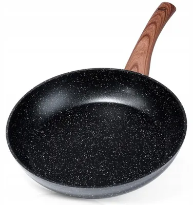 Produktbild von Vilde BLACK&WOOD Granitpfanne 26 cm Antihaft