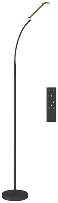Obrázek produktu pro HOMCOM LED stojací lampa s regulací jasu, dálkovým ovládáním a dotykovým ovládáním