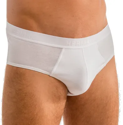 Produktbild von HERMKO 8310 Herren Slip aus Baumwolle / Elasthan, Größe:D 8 = EU XXL, Farbe:weiß