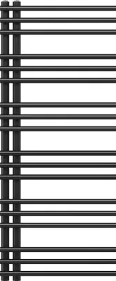 Obrázek produktu pro Granitan | Koupelnový radiátor MILO - 120x50 cm - černý - moderní design - praktický a elegantní
