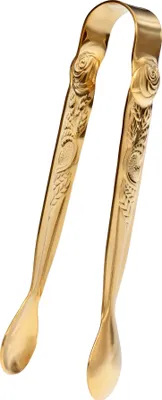 Produktbild von GRÄWE Zuckerzange, Edelstahl, Serie Rosendekor, gold