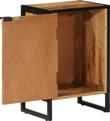 Produktbild von vidaXL Badschrank 40x30x60 cm Massivholz Akazie und Eisen