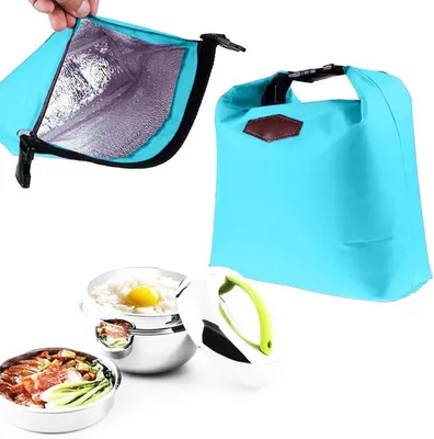 Imagen del producto de Bolsa refrigerante de 4 litros: bolsa plegable para el almuerzo, ideal para el trabajo y la escuela