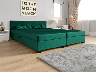 Produktbild von Doppelbett 160x200 LOCIKA DOUBLE 1 - grün