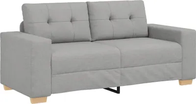 Zdjęcie produktu dla Sofa dwuosobowa, szara chmurowy, 180x77x82 cm, tkanina